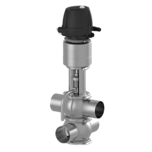 2 Inch 110 V Ac Stainless Steel Hygienic Seat Valve Application: Industrial