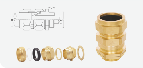 Cw4pt Cable Glands Rated Temperature: -20 To +80 Celsius (Oc)