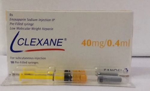 Enoxaparin Injection - 40mg Liquid (0.4ml) | Anticoagulant for Blood Clot Prevention and Treatment, Dosage as Suggested by Doctor