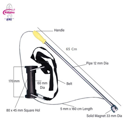 Iron Absorber For Animal Stomach - Color: Black Silver Yellow