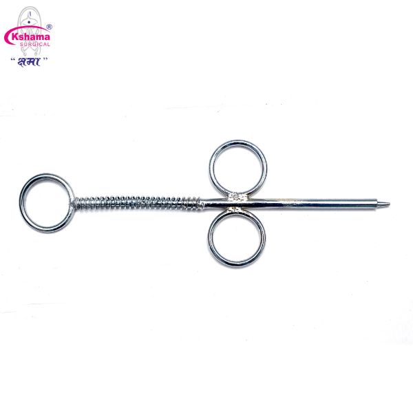 Teat Tumor Extractor 3 Ring with Spring I Veterinary Surgical Instrument (1 Pcs)