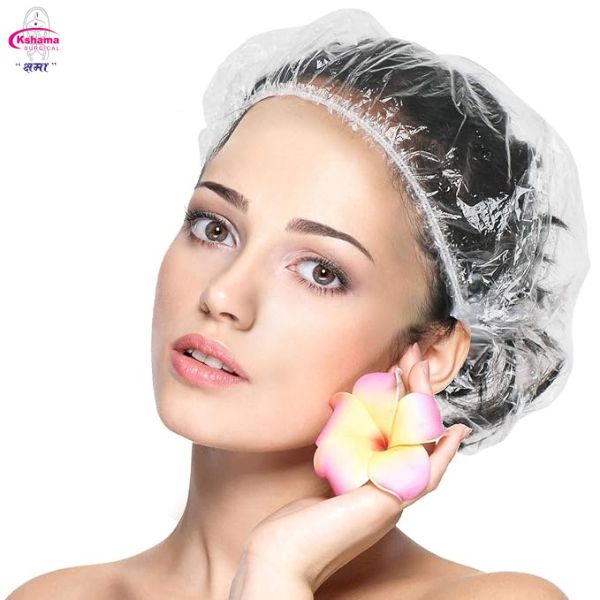 Shower Cap Disposable, Bath Caps Thick Waterproof, Big Hair Caps For Men, Travel Spa, Hotel, Hair Solon, Home Use (pack Of 300 Pcs) - Color: White