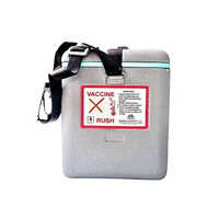 Grey Vaccine Carrier Long Range 1.6 Liter With Ice Packs