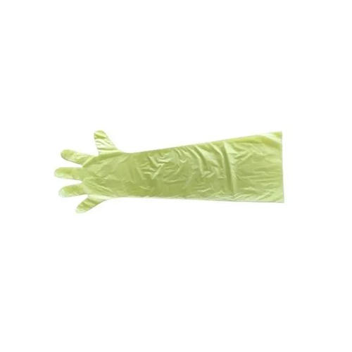 Vet Hand Gloves Yellow 32 Inch Pack of 100 Pcs