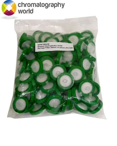 Hydrophobic PTFE Syringe Filter (Q25PTB022E)