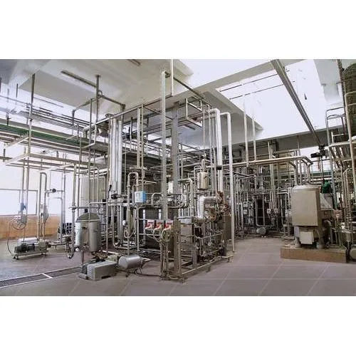 Semi-Automatic Inustrial Milk Processing Plant