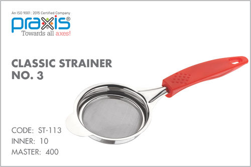 STAINLESS STEEL CLASSIC STRAINER NO. 3