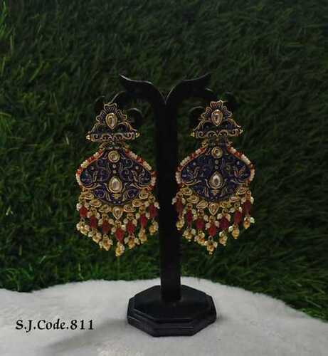 NEW KUNDAN EARRING