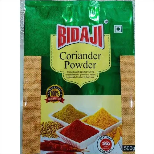 Customized Coriander Powder Packing Pouch