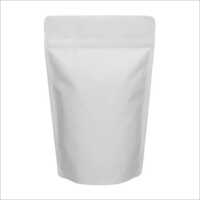 Stand Up Zipper Pouch - Plastic Material, Customized Size, Any Color - Double String Style, Plain Surface Handling For Food Industrial Use