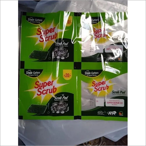 Super Scrub Dish Wash Packaging Pouch