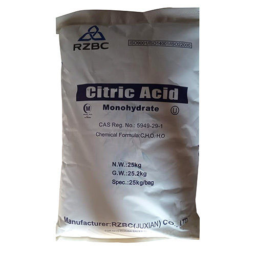 25Kg Monohydrate Citric Acid