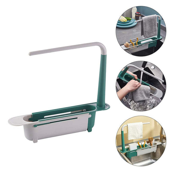 EXPANDABLE KITCHEN DRYING BASKET RACK