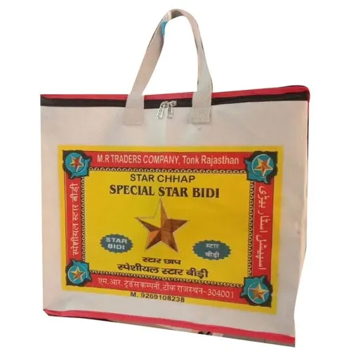 White Industrial Canvas Bag