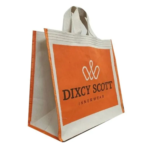 30kg Brand Promotion Bag - Canvas Material, Medium Size, White Color | Ideal for Promotional Events and Marketing Activities