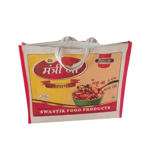 15 Kg Cotton Canvas Promotional Bag - Medium Size, White Color | Durable Canvas Material, Ideal for Promotional Use