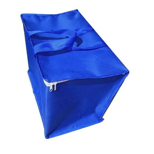 Blue Packaging Loop Handle Bag - Cotton Different Sizes Available Blue | Easy to Carry Versatile Fabric Solution for Personal Use