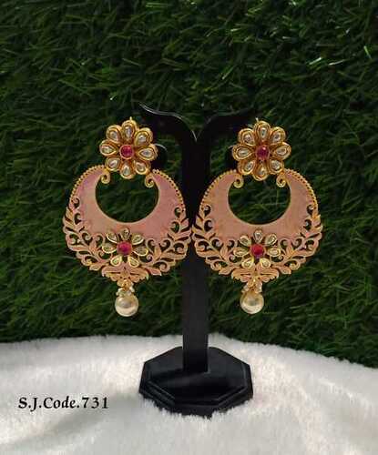 MEENAKARI KUNDAN EARRING