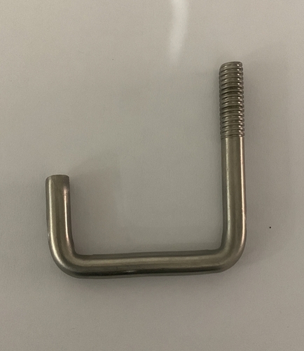 J BOLT - Stainless Steel 304, 8 x 40 mm, Silver | Manual Switch, Warranty Included