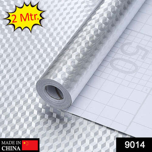 Silver 2 Meter Aluminium Foil Sticker