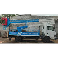 Cherry Picker Boom Sky Lift - Steel Construction, 22m Maximum Height, 50-250kg Load Capacity | Hydraulic Drive For Smooth Operation