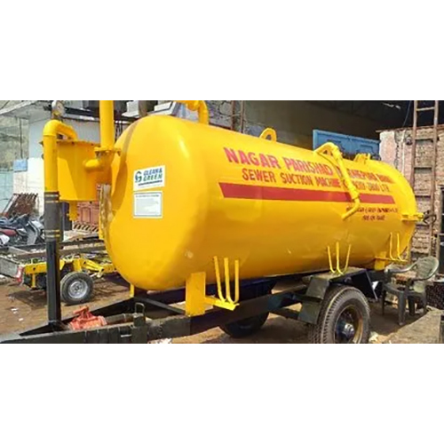 Sewer Suction Machine mounted on Trailer Chassis