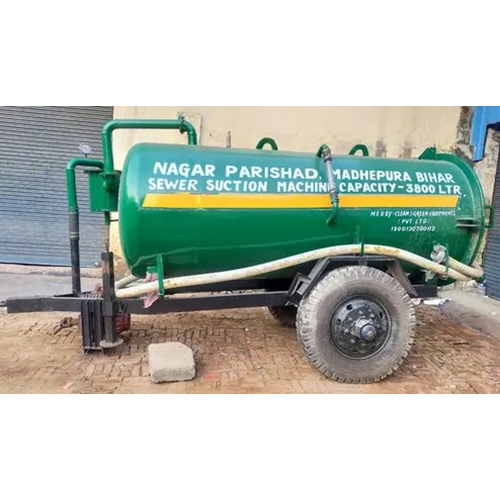 3800 Ltr Trailer Mounted Sewer Suction Machine