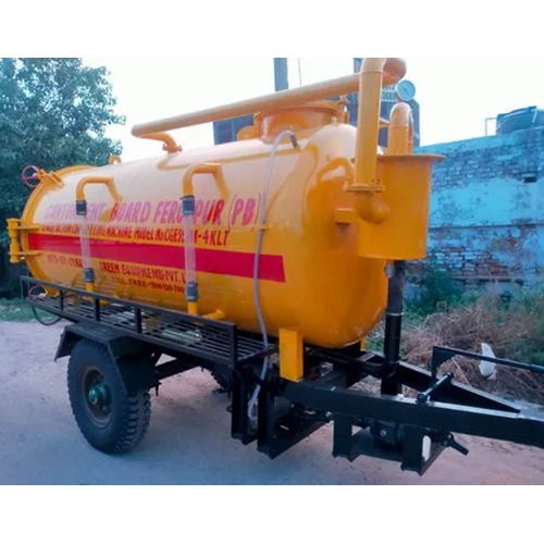 Trailer Mounted Sewer Suction Cum Jetting Machine