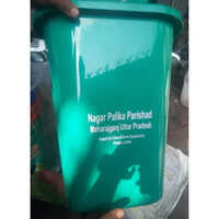 Hand Cart Dust Bin - Plastic, 10-1100 Ltr, Green | Strong Durability, Easy Mobility, Ideal For Garbage Collection With Push Cart Or Tricycle