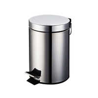 Stainless Steel Foot Pedal Dustbin Application: Garbage Collection