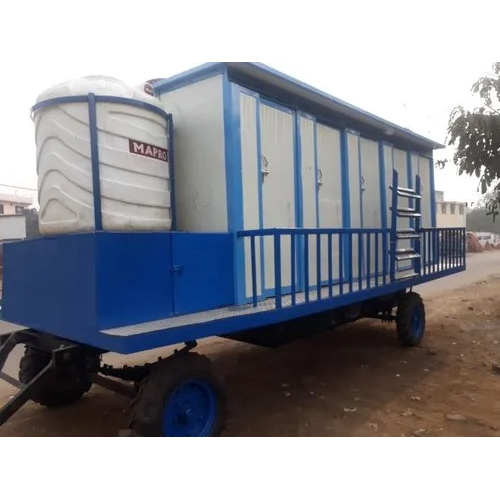 10 Seater PPGI Mobile Toilet