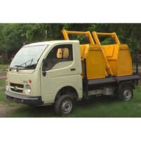 Twin Dumper Placer - Yellow Color, High Efficiency Hydraulic System | Hydraulic Steering, Ideal for Garbage Dump