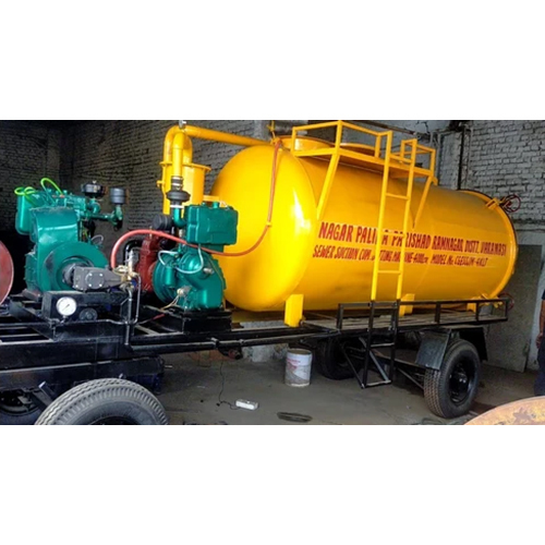 Trailer Chassis Mounted Sewer Suction Machine