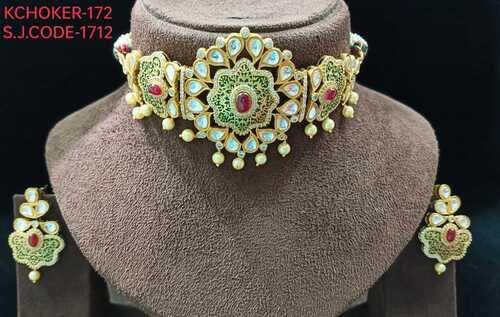 MENAKARI KUNDAN CHOKER SET