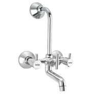 Brass Stylish Wall Mixer With Bend