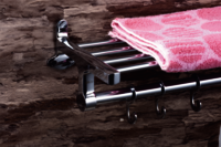 Romeo Towel Track - Color: Silver
