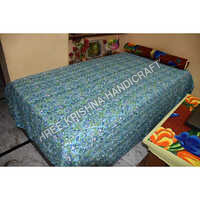 100% Cotton Throw Blanket Kantha Quilt