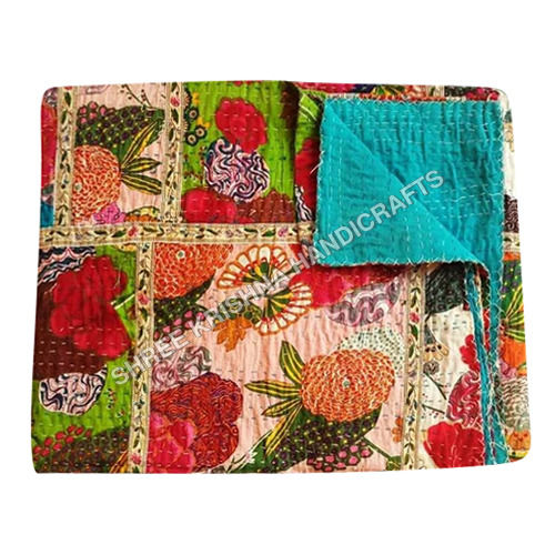 Designer Handmade Kantha Quilt