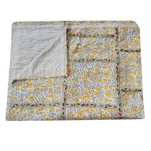 Patchwork Vintage Kantha Quilt