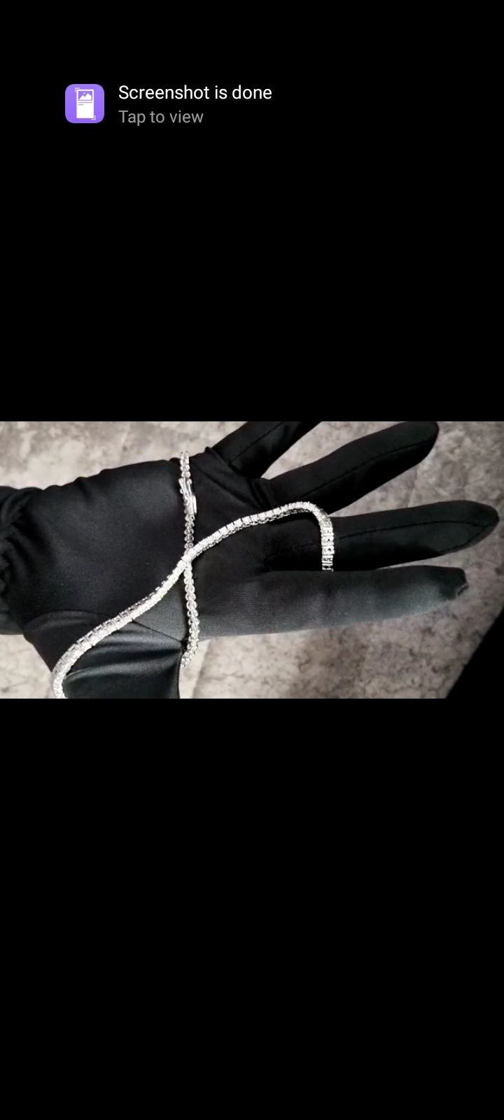White Diamond Lab Grown Diamond Necklace