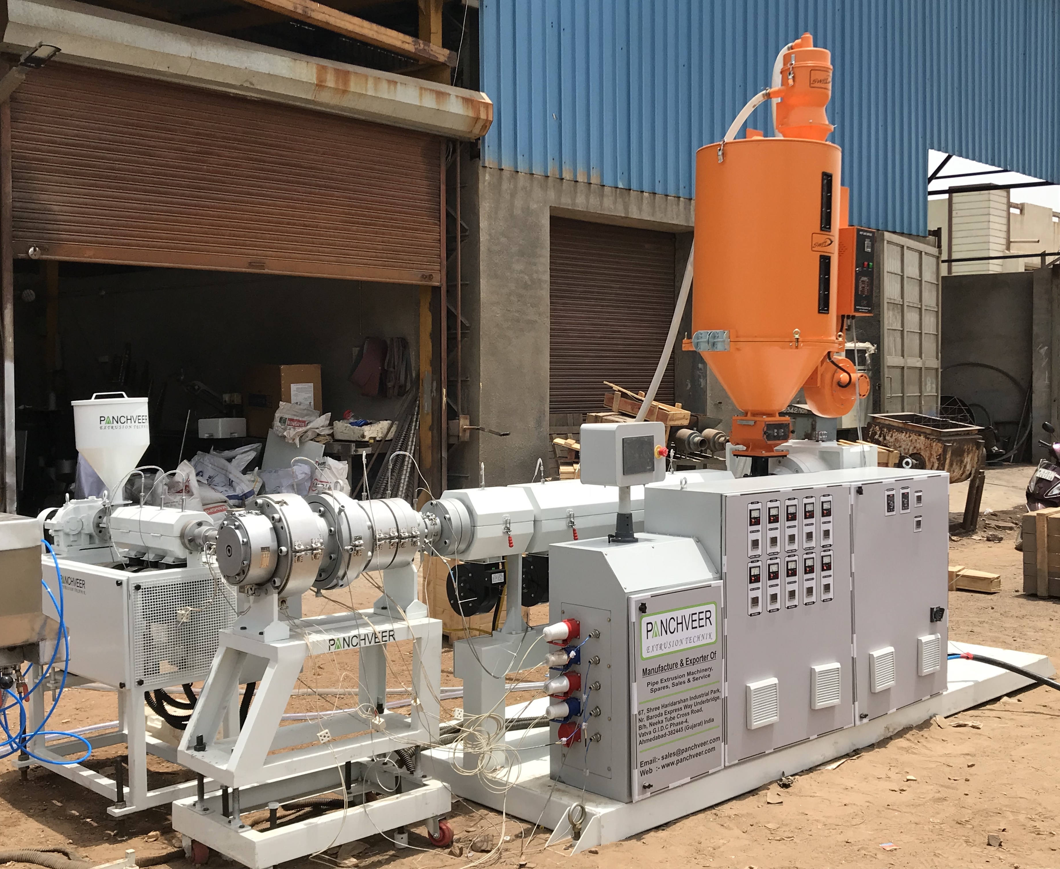 HDPE Pipe Extruder Line