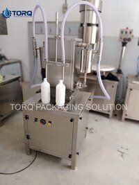 Semi Automatic 2 Head Liquid Filling Machine