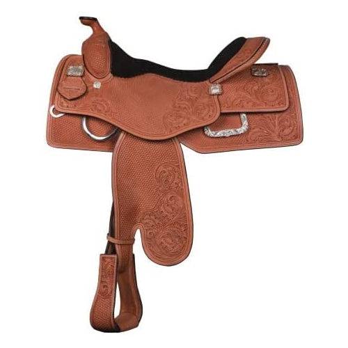 Handcrafted Leather Ranch Roping Saddle