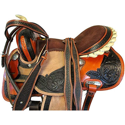 Horse Racing Pleasure Western Barrel Saddle