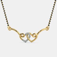 Diamond Mangalsutra 03 - Diamond Carat Weight: 0.15 Carat