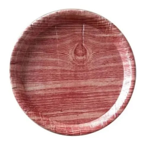 Red Buffer Paper Plate