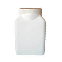 Rib Container Front - Plastic Material, 550 Ml Size, White Color | Versatile Storage Solution For Food And Non-food Items