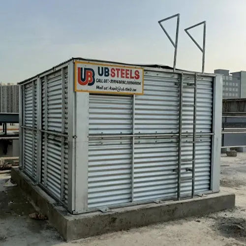 Rectangular Zinc Aluminium Water Storage Tank