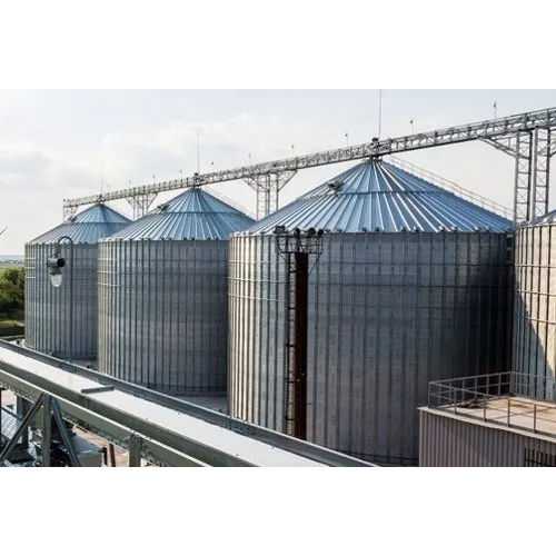 Flat Bottom Grain Storage Silos