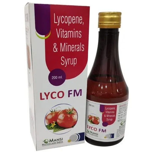 200Ml Lycopene Vitamins Minerals Syrup